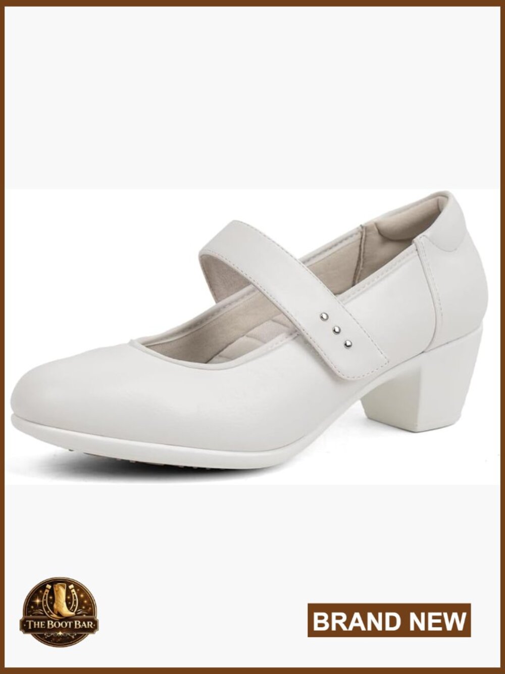 Women's Mary Jane Pumps Low Block Chunky Heel Round Toe Dress Work Comfort Shoes